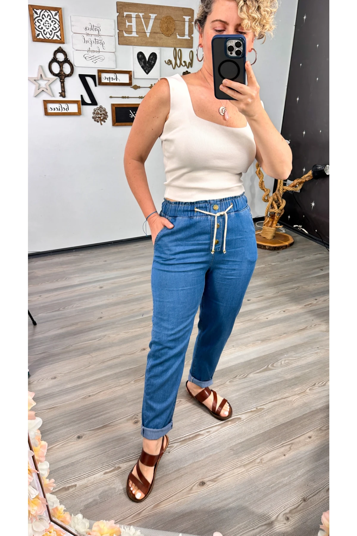 Weto Premium Tencel Kot Pantolon