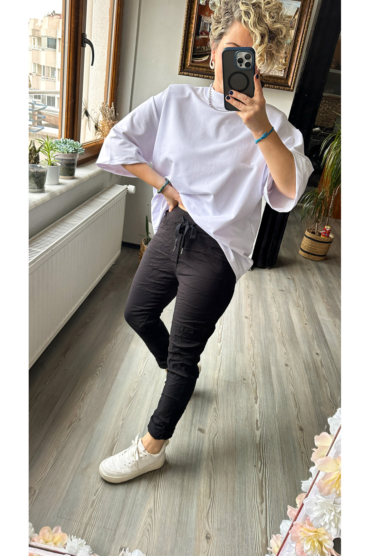 Nino İtalyan Sihirli Pantolon Siyah