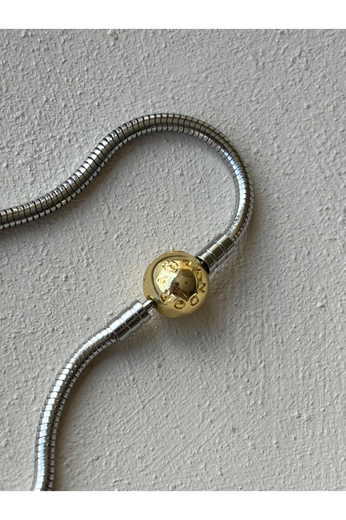 Pn Dora Gold Silver Tasarım Bileklik