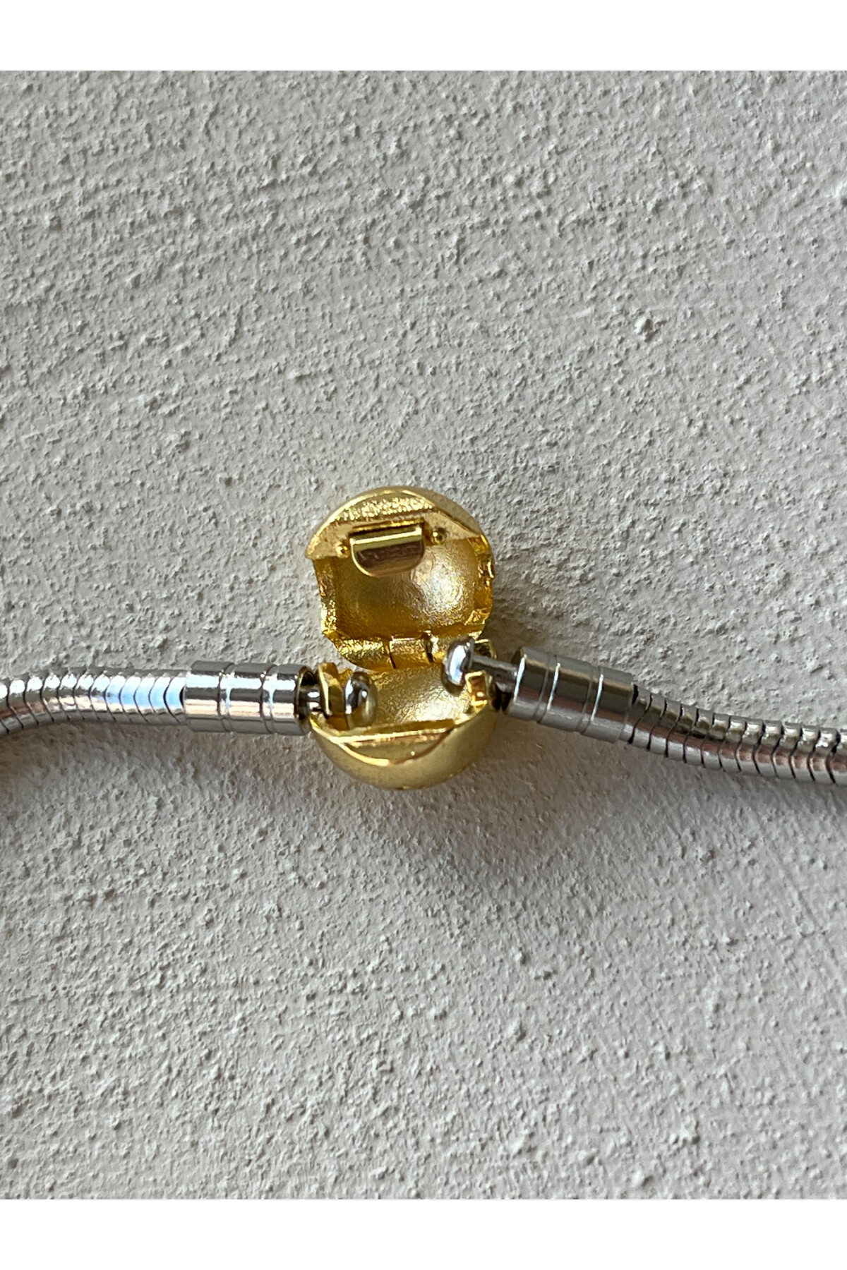 Pn Dora Gold Silver Tasarım Bileklik