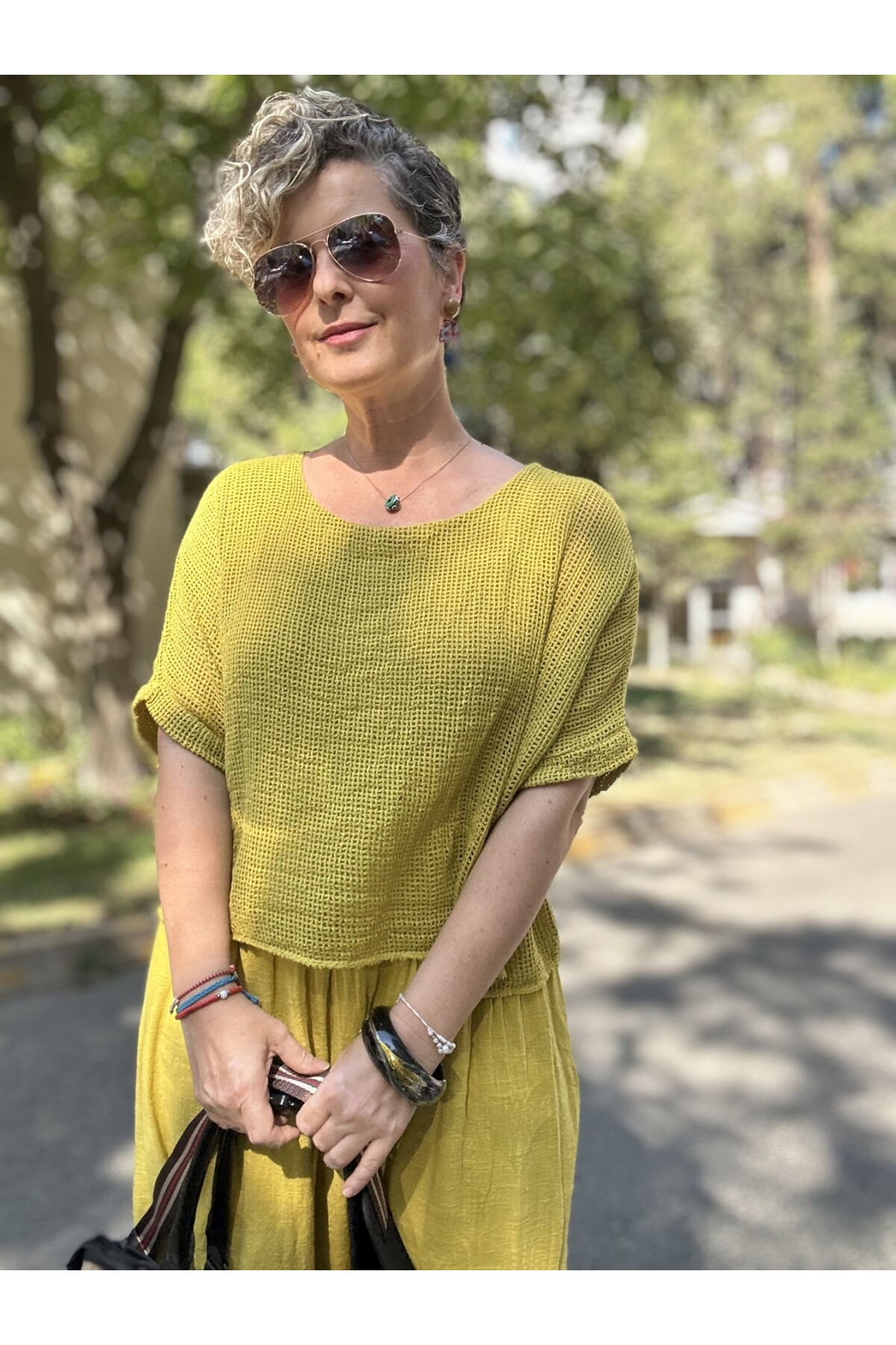 Abitare İtalyan Fisto File Detay Vip Elbise Hardal