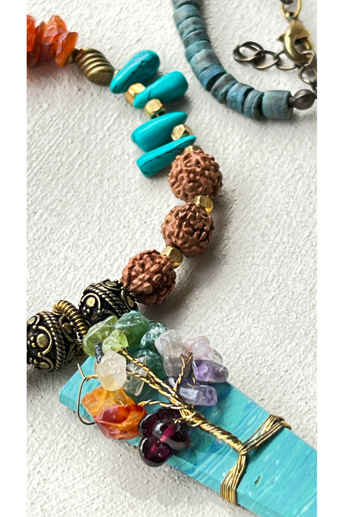 Edge Doğal Taş Etnik Kolye