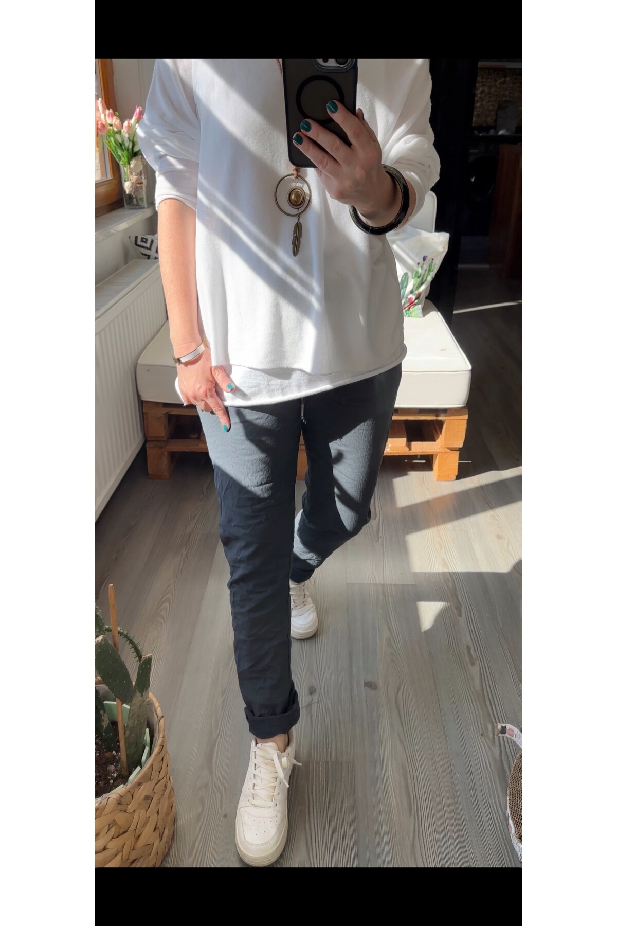 Nino İtalyan Sihirli Pantolon Gri