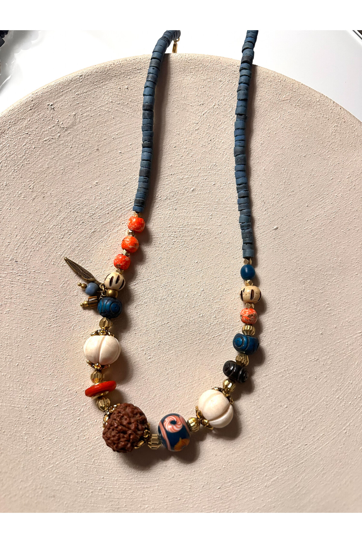 Purse Doğal Taş Etnik Kolye