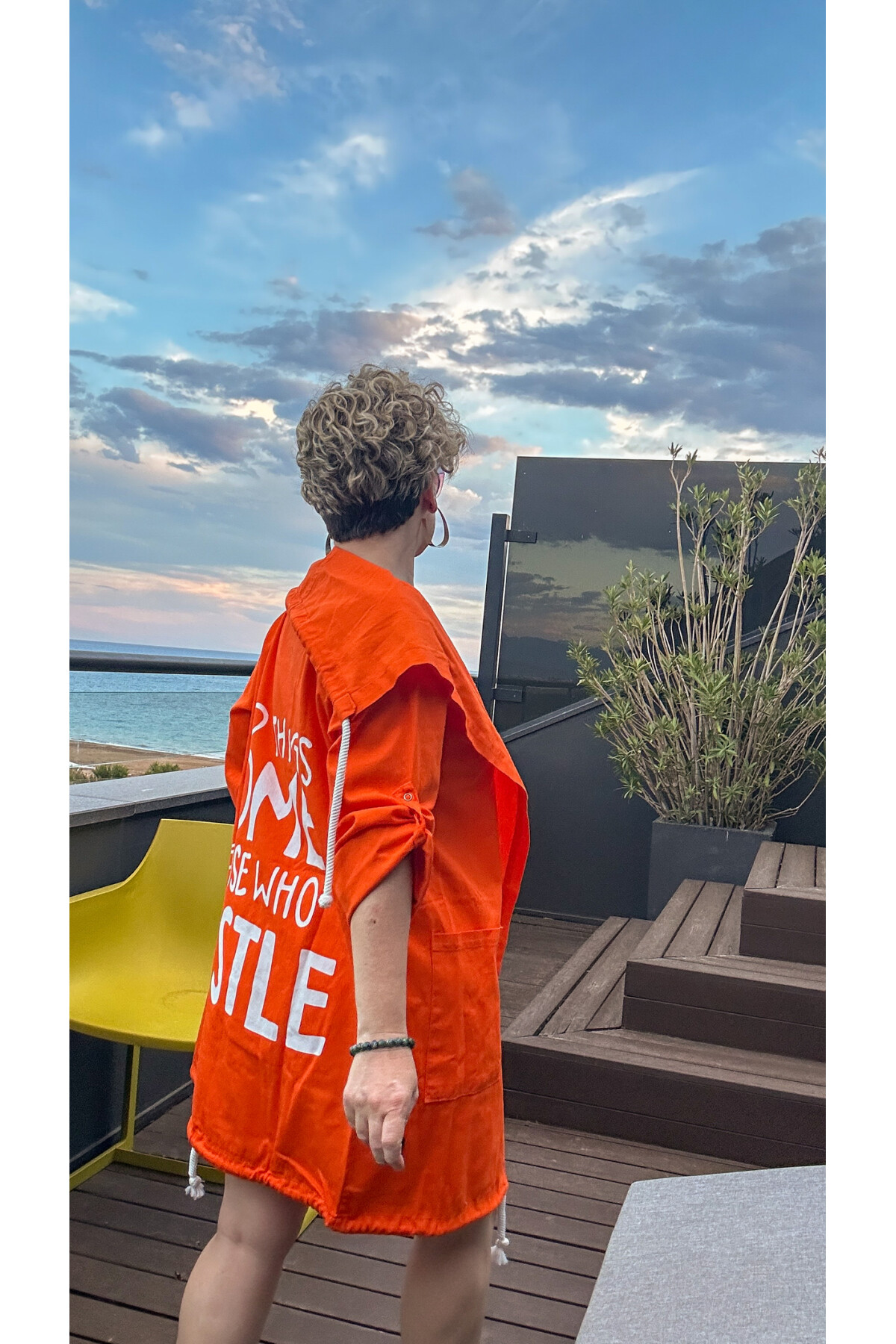 Ragno Detaylı Tasarım Trenc Ceket Turuncu