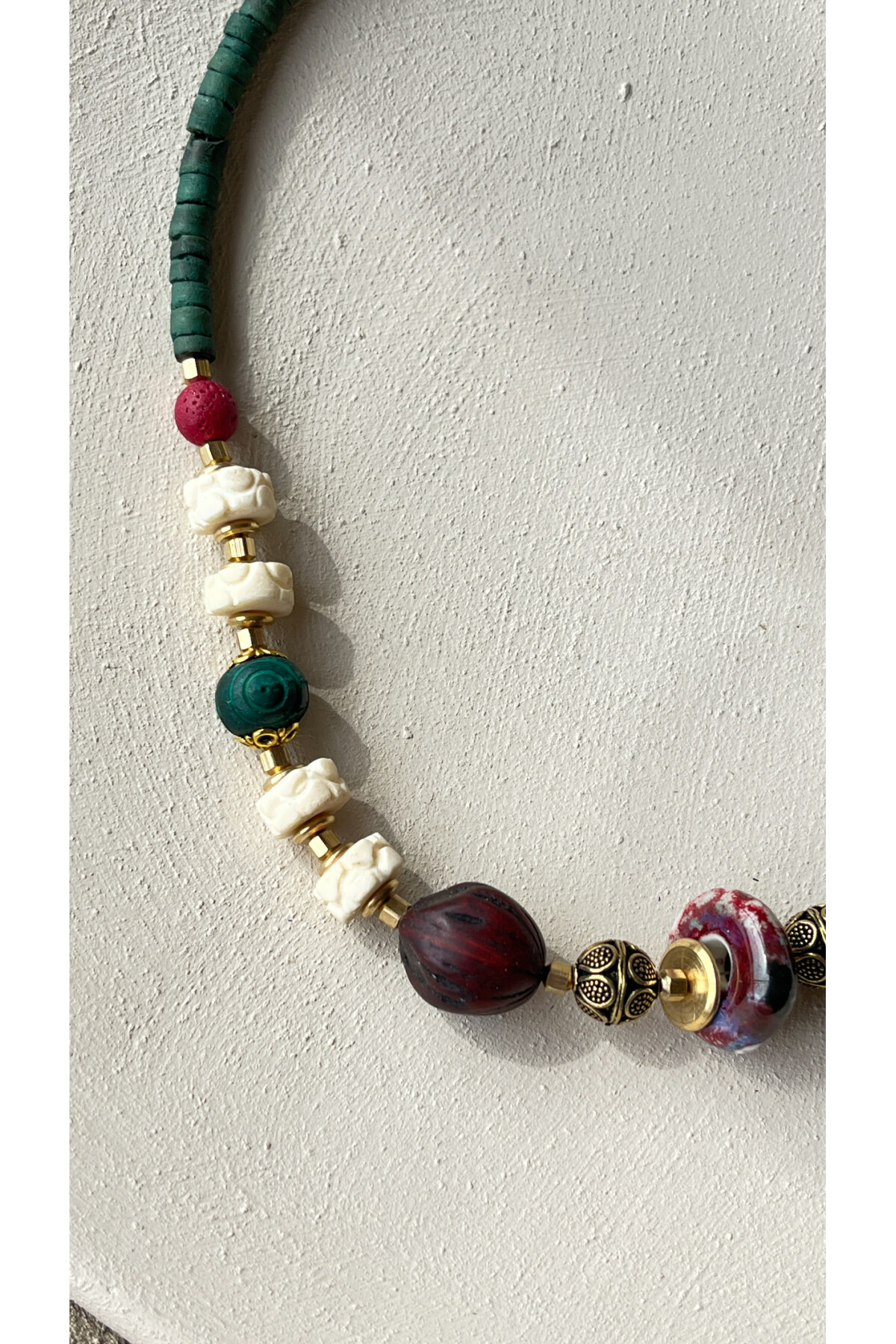 Tolle Doğal Taş Etnik Kolye