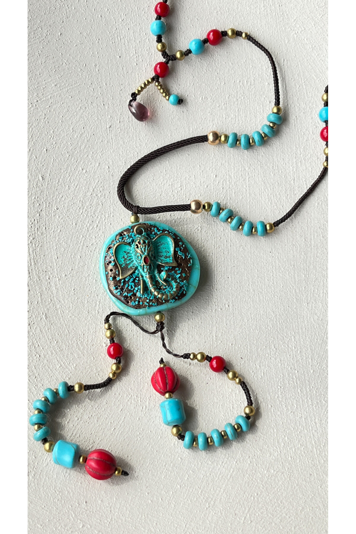 Trendify Doğal Taş Etnik Kolye