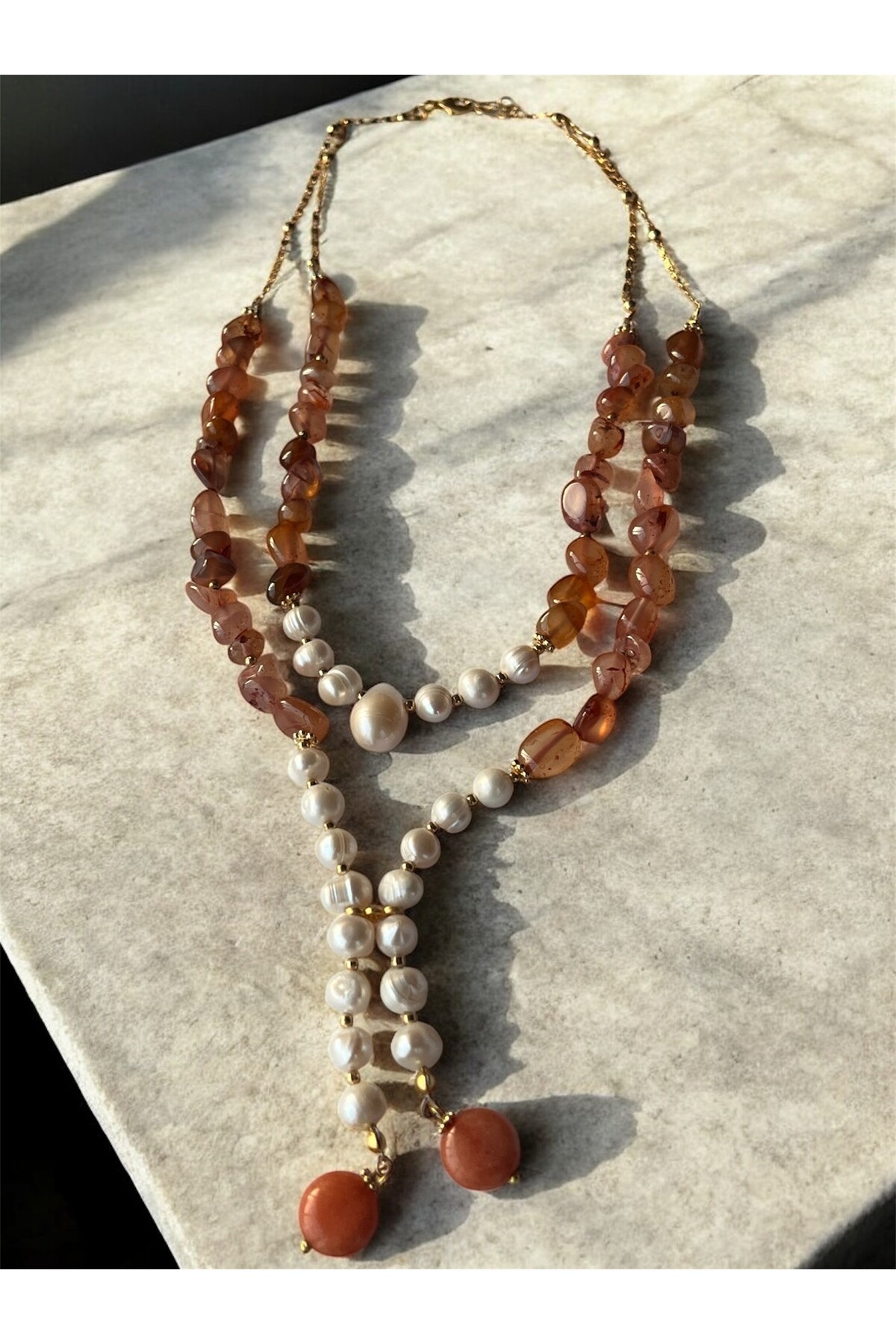 Aurekia VIP Doğal Taş Kolye