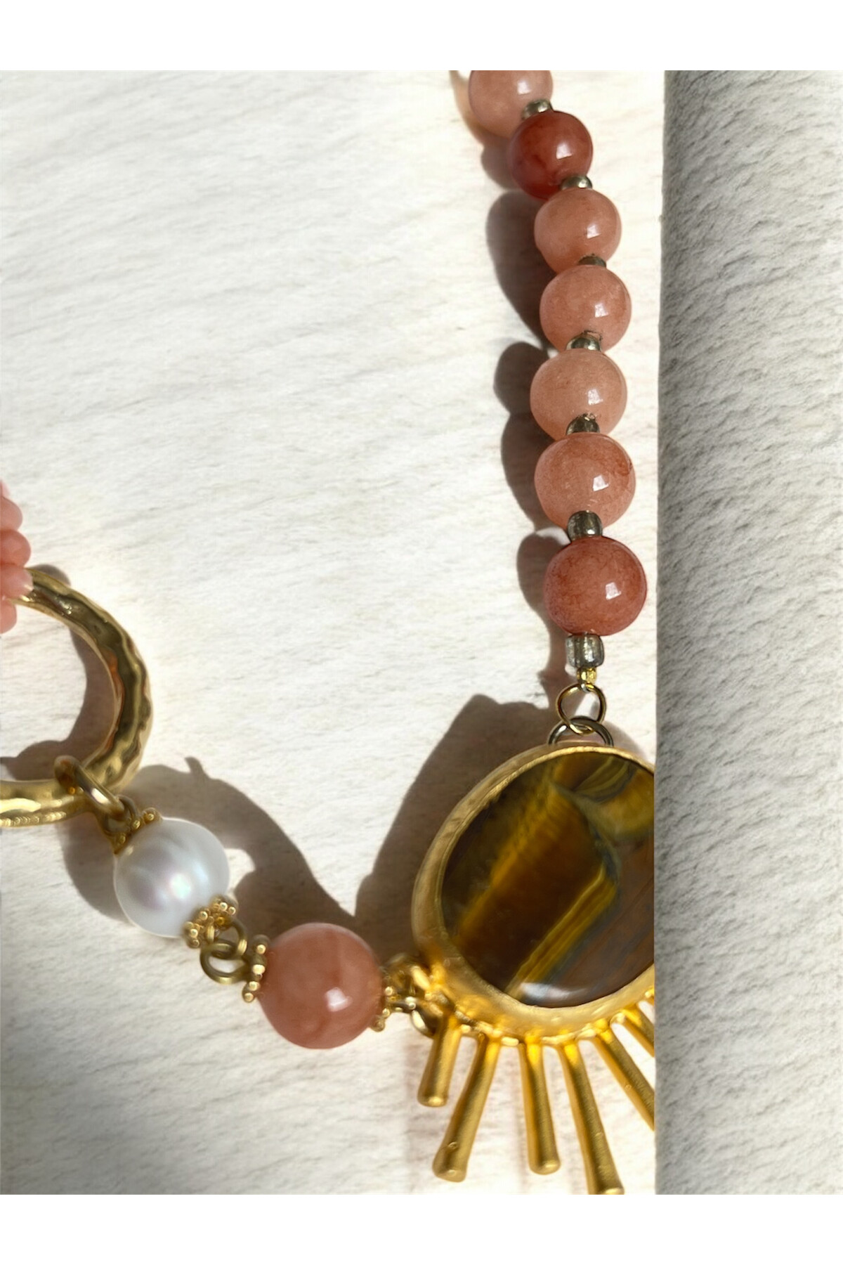 Celine VIP Doğal Taş Kolye