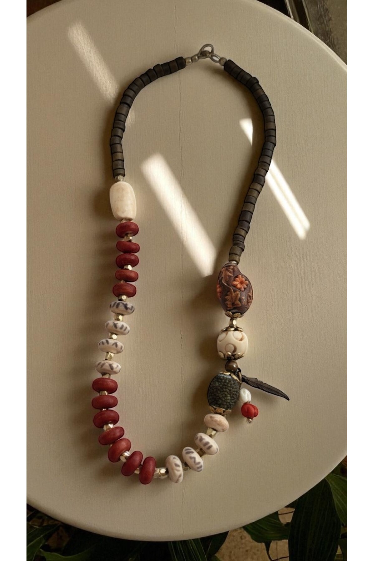 Dontis Doğal Taş Etnik Kolye