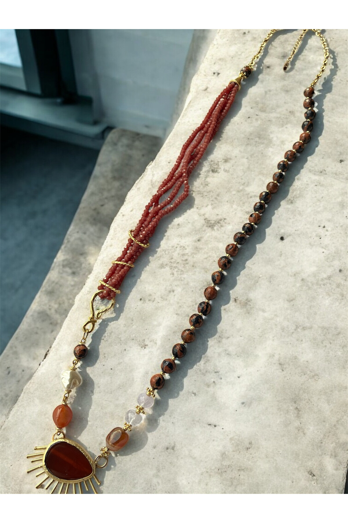 Elena VIP Doğal Taş Kolye