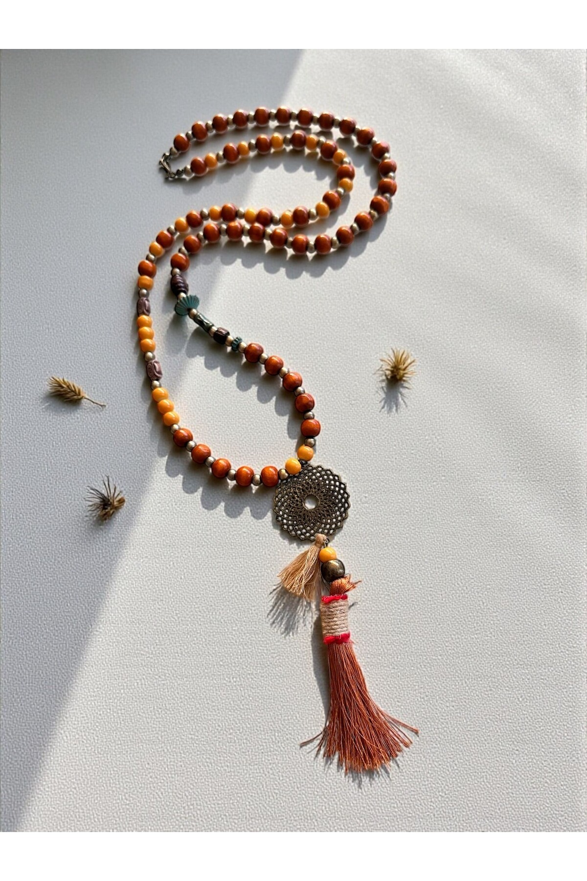 Sasha Tahta Tasarım Kolye