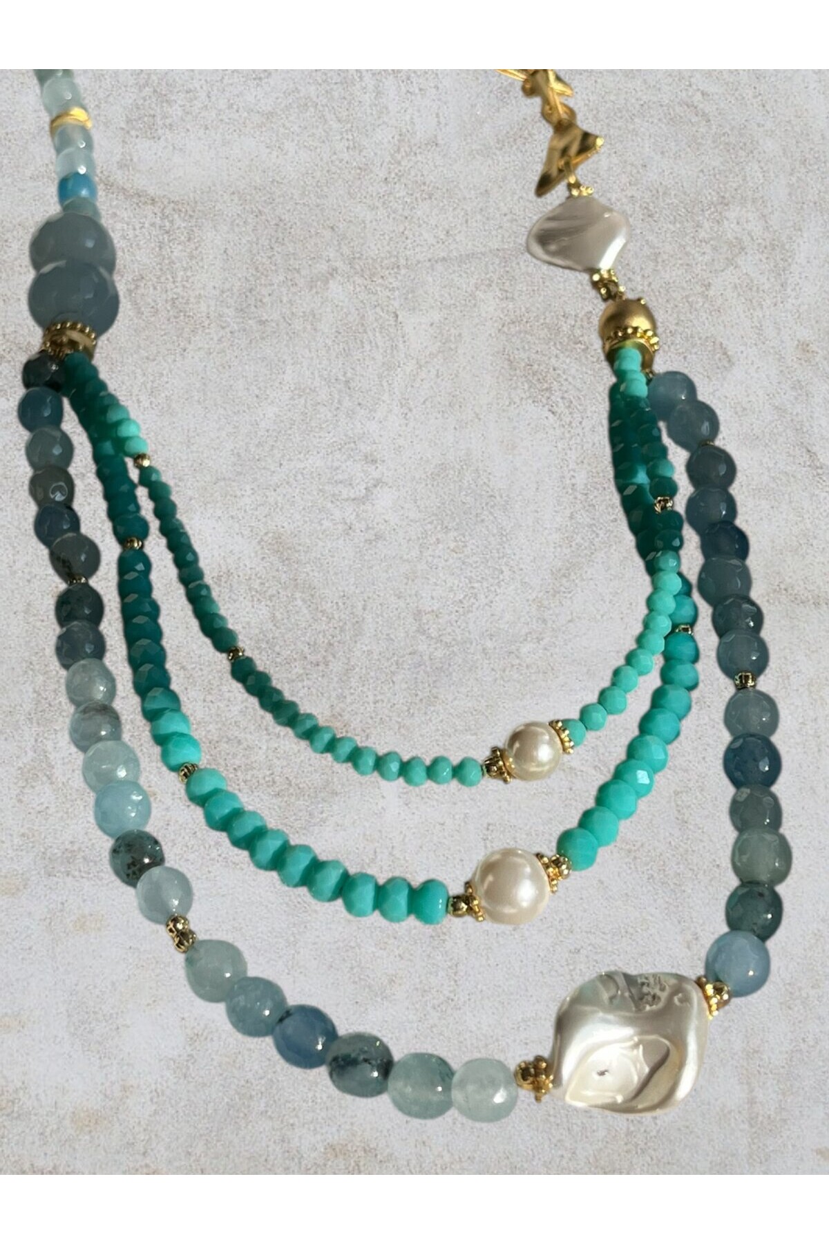 Lina VIP Doğal Taş Kolye