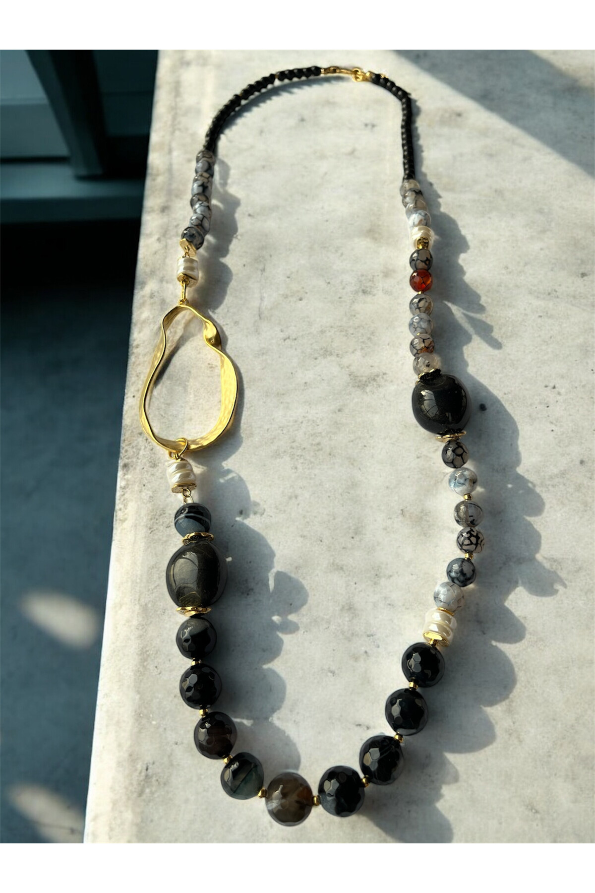 Lucash VIP Doğal Taş Kolye