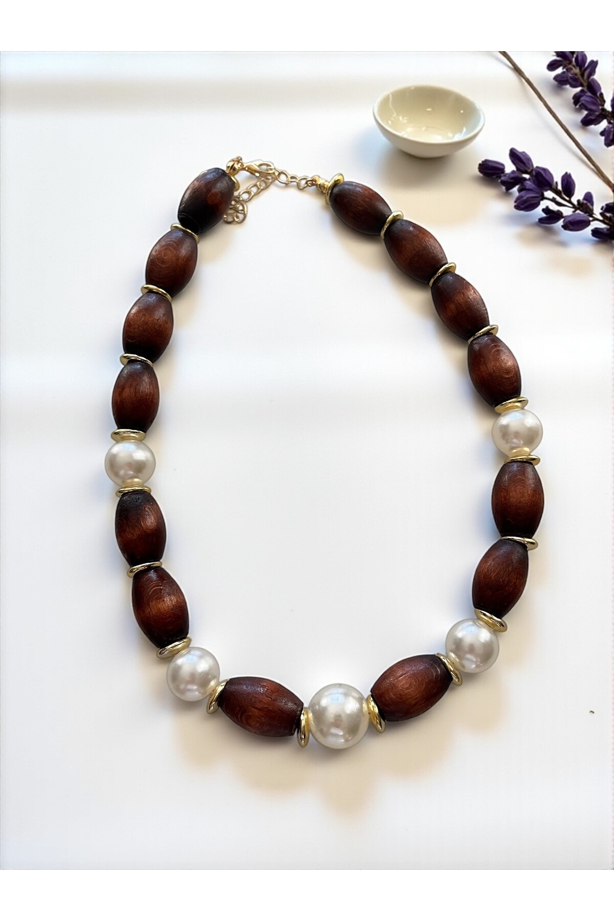 Maira Tahta Boncuk Etnik Kolye