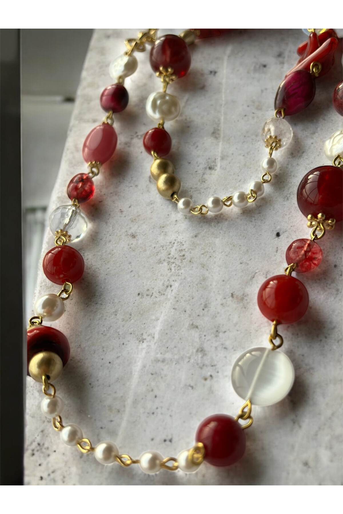 Polonıa VIP Doğal Taş Kolye