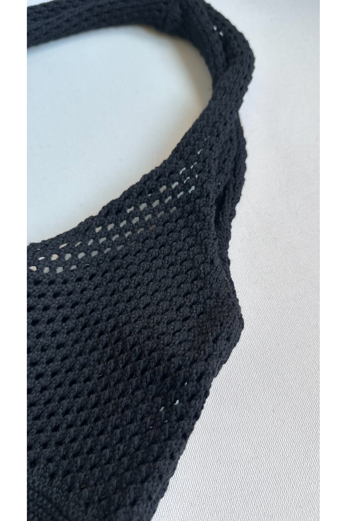 Premium İthal Örme Çanta Siyah