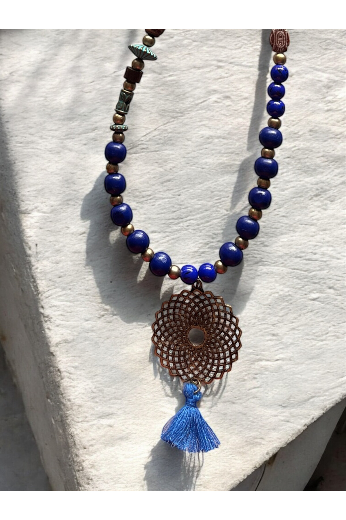 Sansel Tahta Tasarım Kolye