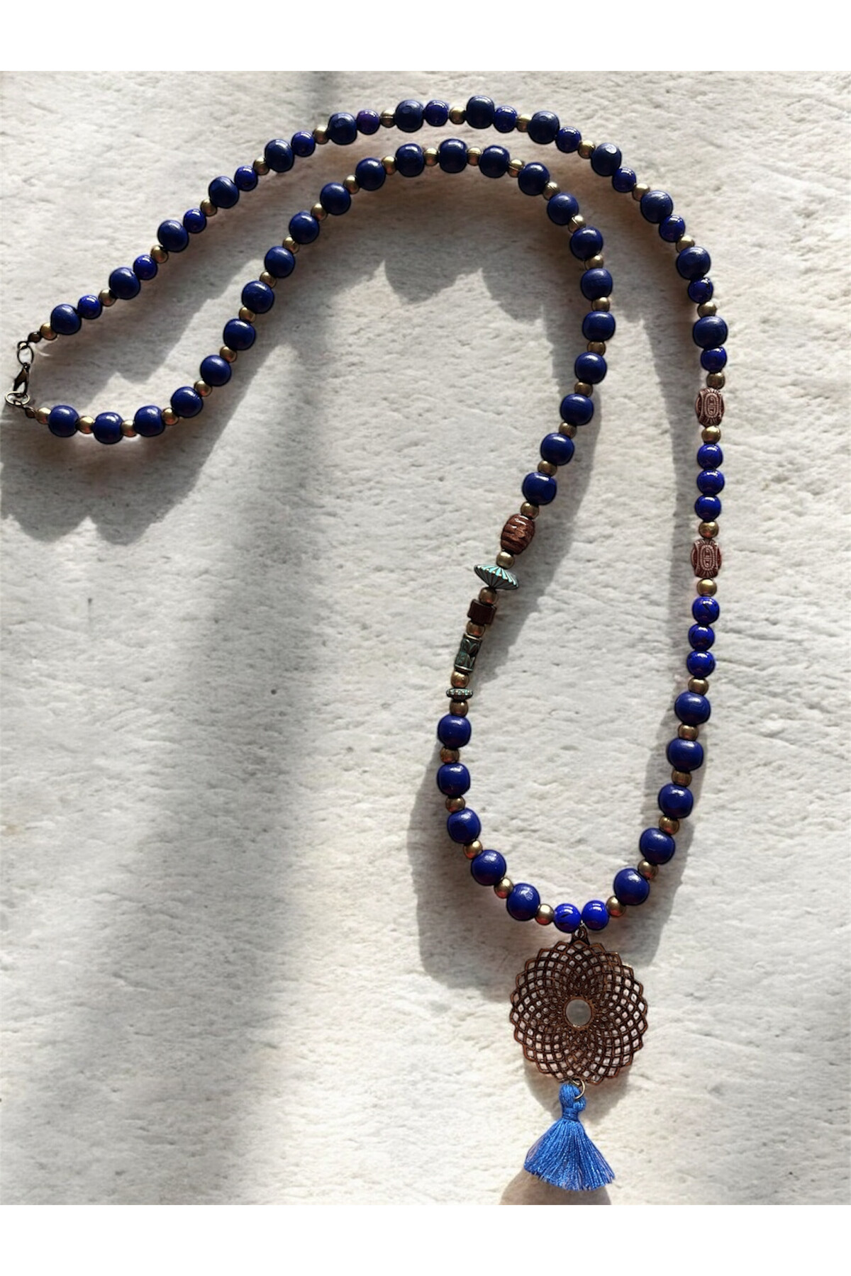 Sansel Tahta Tasarım Kolye