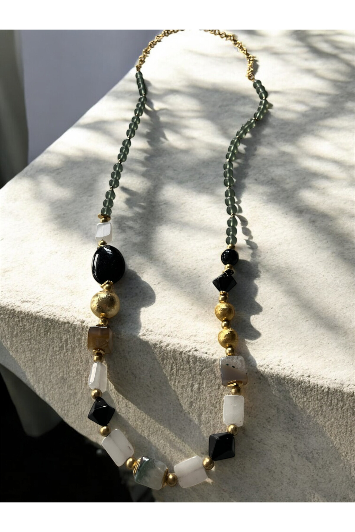 Selece VIP Doğal Taş Kolye