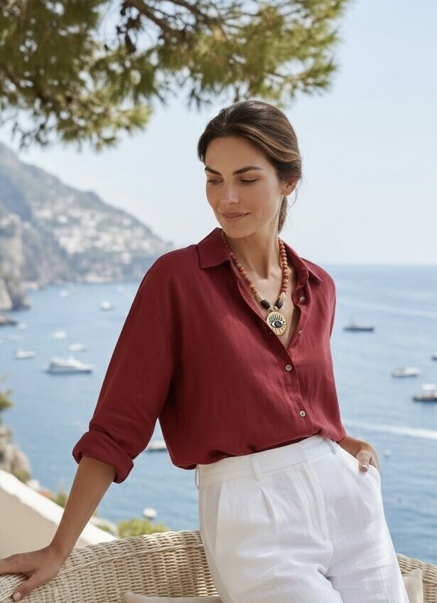 Bodrum Cam Eye Etnik Kolye