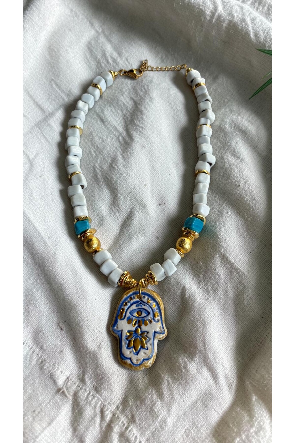 Bodrum Cam Fısh Etnik Kolye