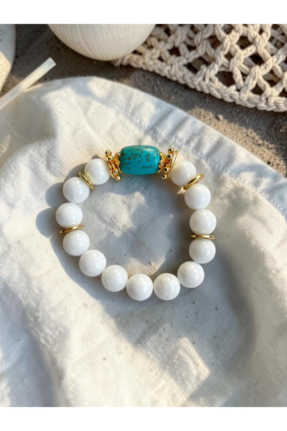 Bodrum Cam Taş Boncuk Bilezik