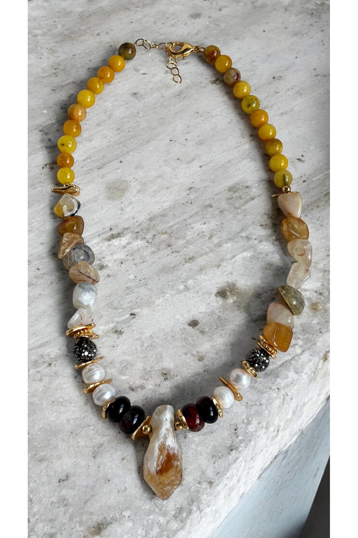 Kıkı VIP Doğal Taş Kolye