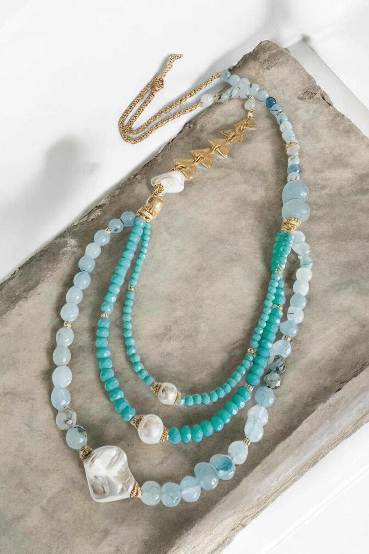 Lina VIP Doğal Taş Kolye