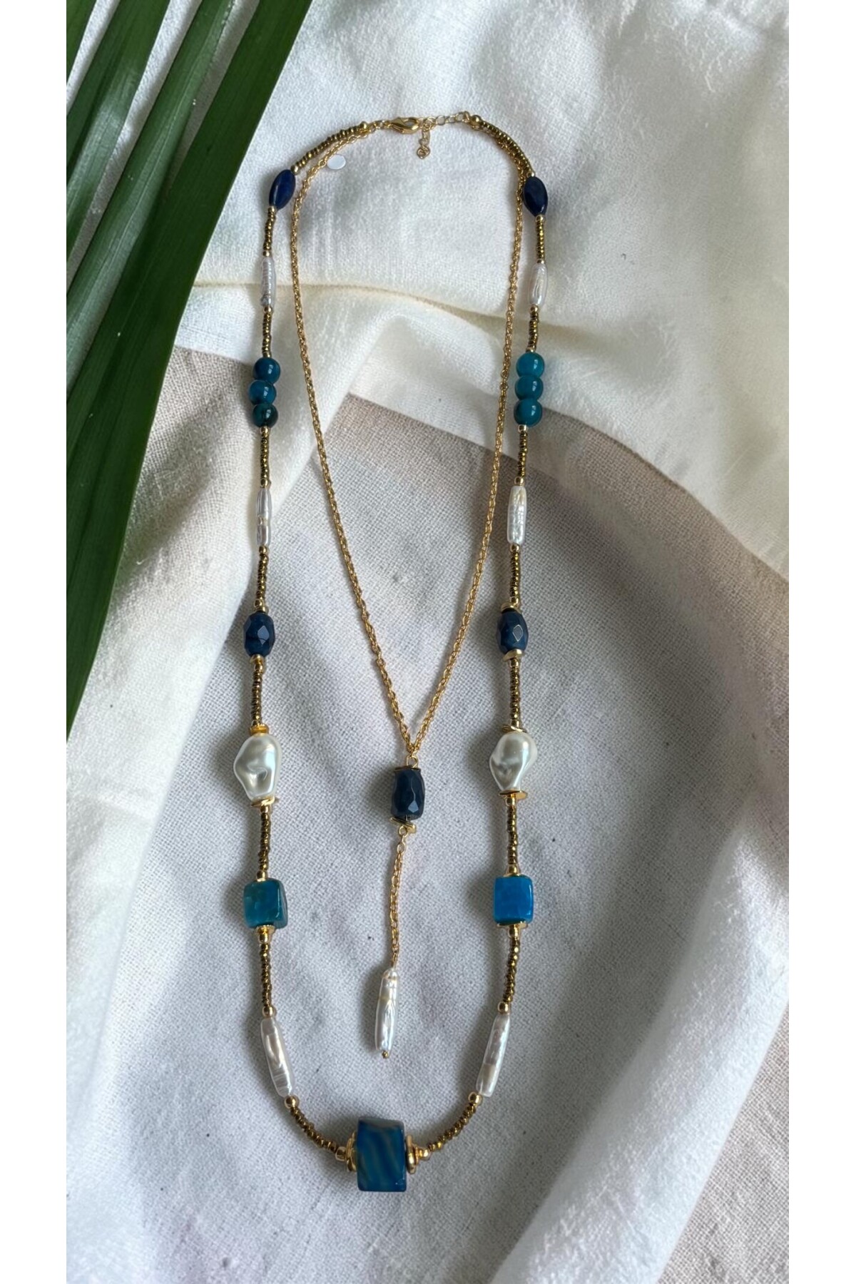 Mavis VIP Doğal Taş Kolye