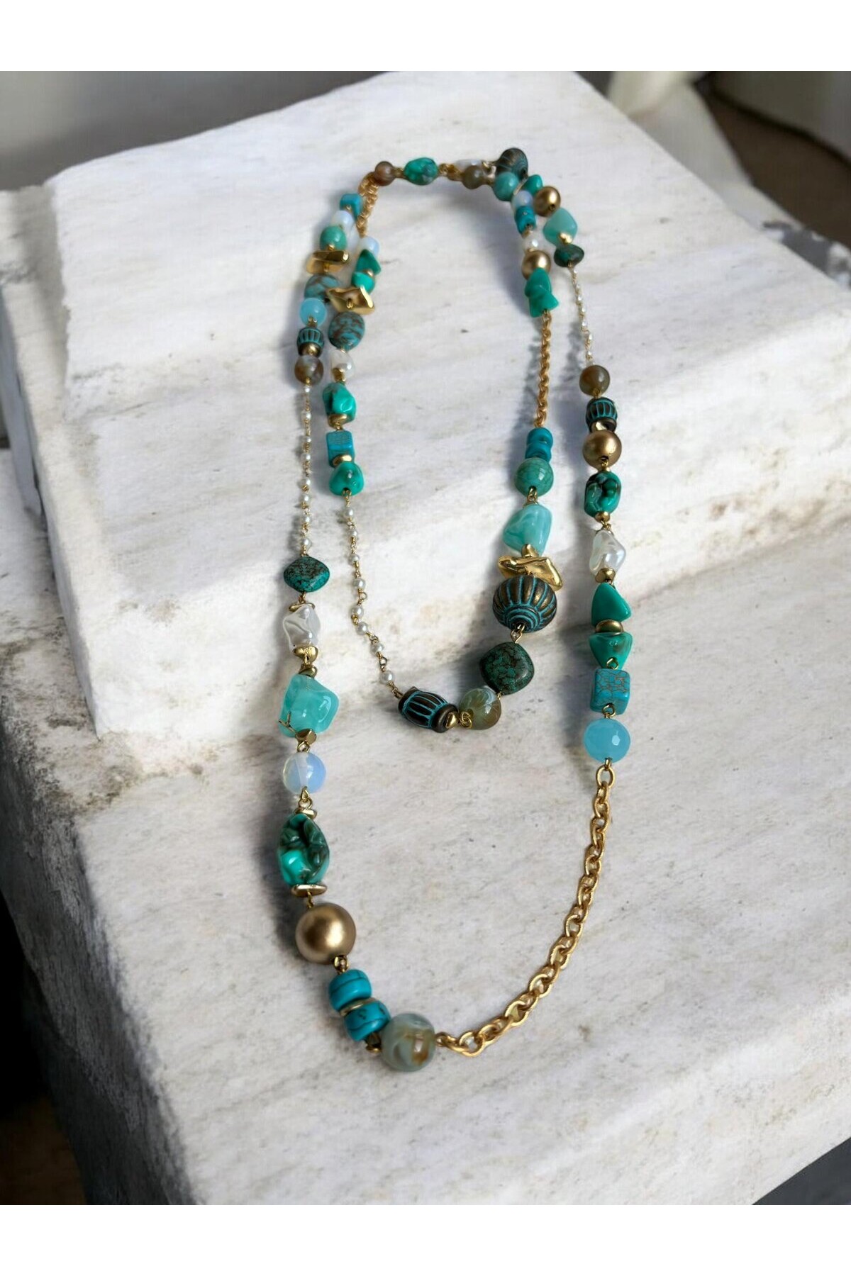 Pantonette VIP Doğal Taş Kolye