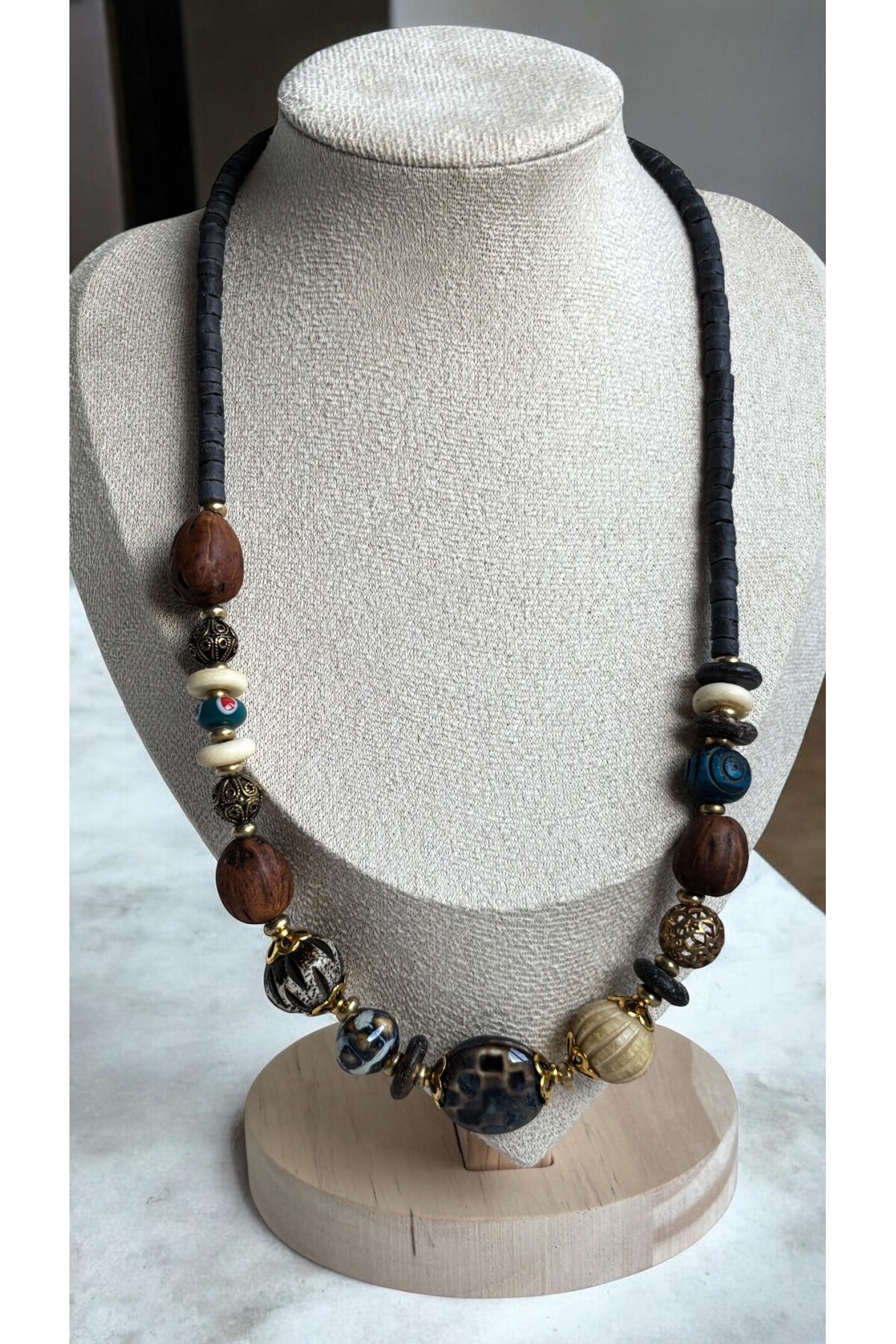 Pılen Doğal Taş Etnik Kolye