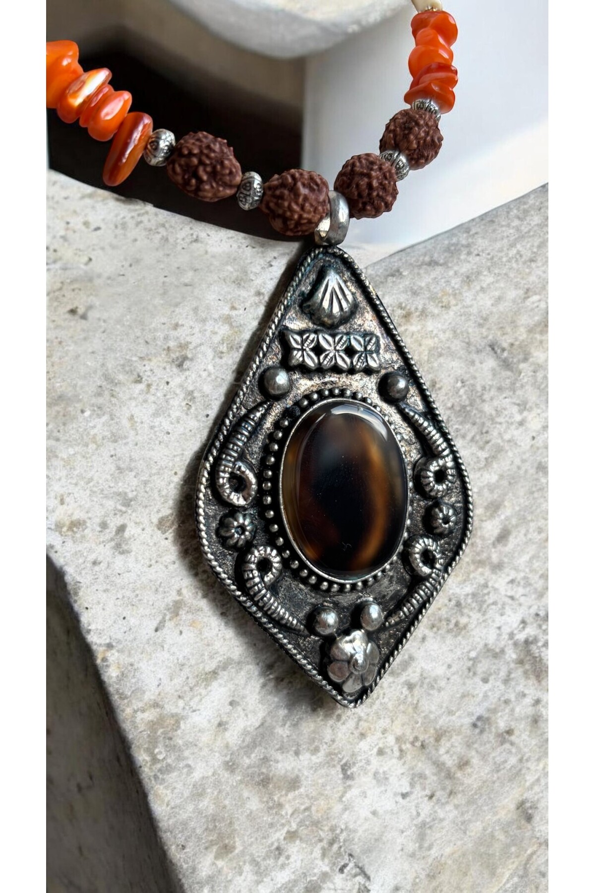 Pole VIP Doğal Taş Kolye