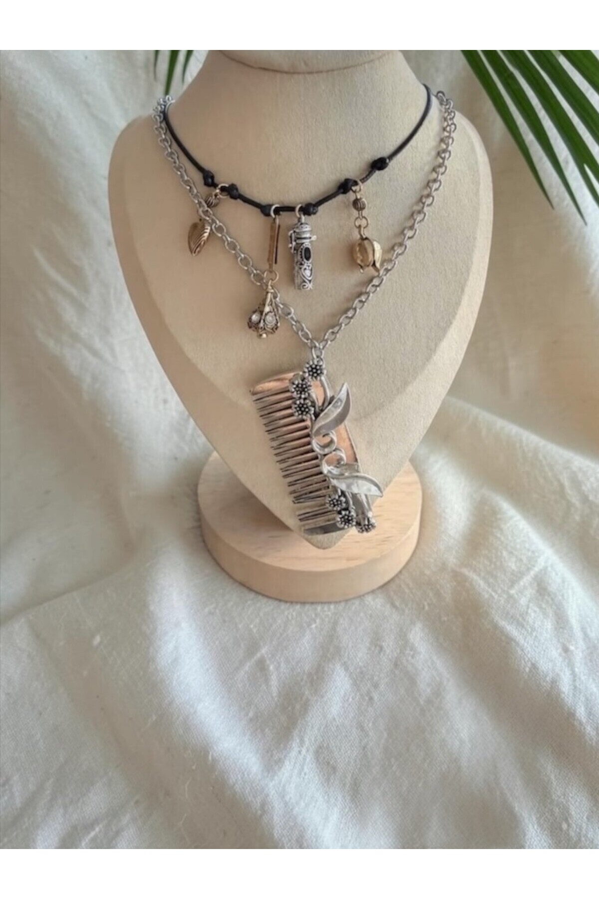 ZRA Modell Seliwi Çoklu Silver Gold  Kolye