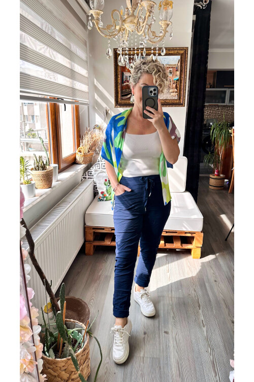 Nino İtalyan Sihirli Pantolon  Lacivert