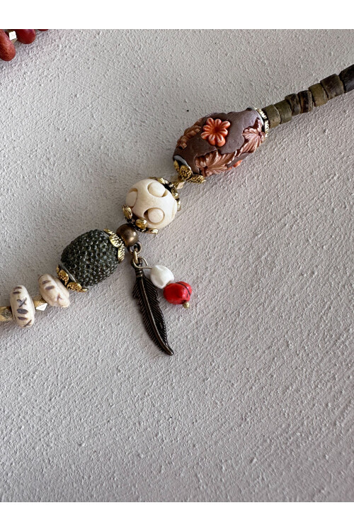 Dontis Doğal Taş Etnik Kolye