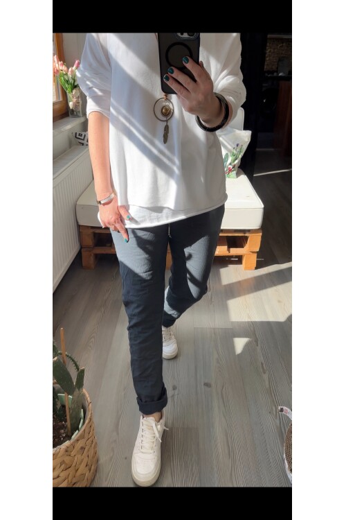 Nino İtalyan Sihirli Pantolon Gri