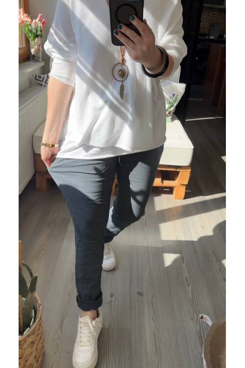 Nino İtalyan Sihirli Pantolon Gri