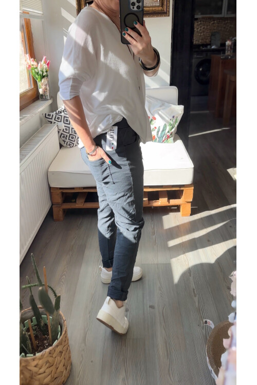 Nino İtalyan Sihirli Pantolon Gri