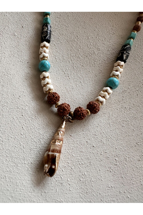 Trink Doğal Taş Etnik Kolye