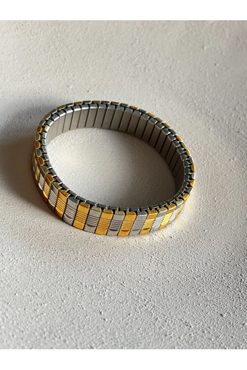 Zattera Gold And Silver Çelik Bileklik