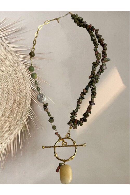 Kıla VIP Doğal Taş Kolye