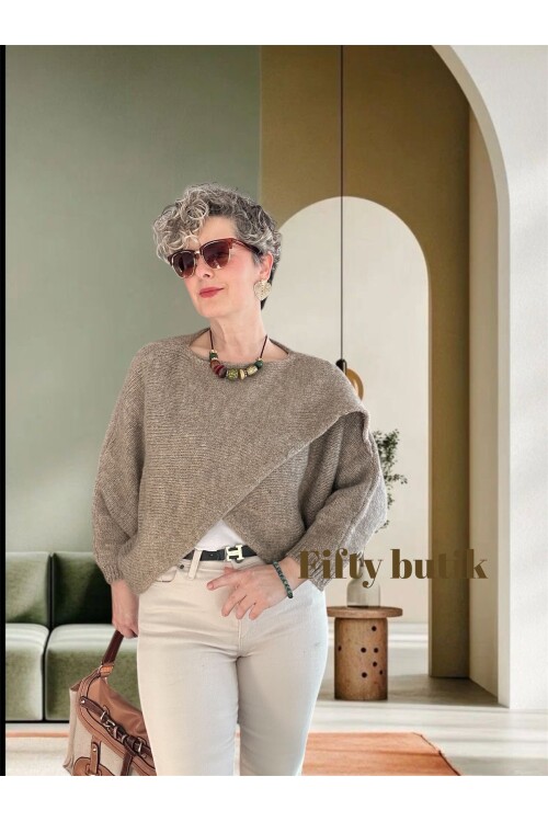 Lasso Tasarım Çapraz Triko Vizon