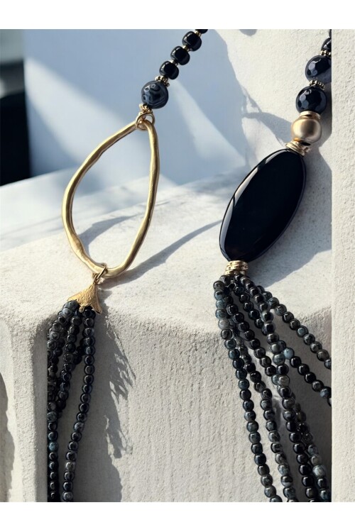 Luxe VIP Doğal Taş Kolye