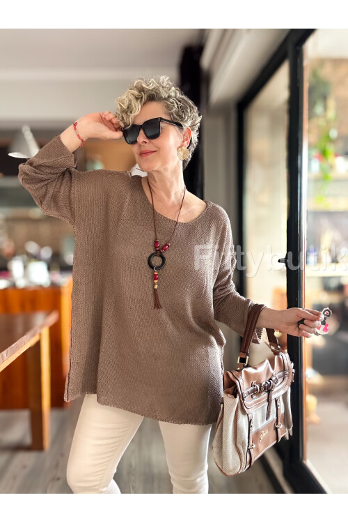 Meggis Kolyeli Tasarım Merserize Vizon