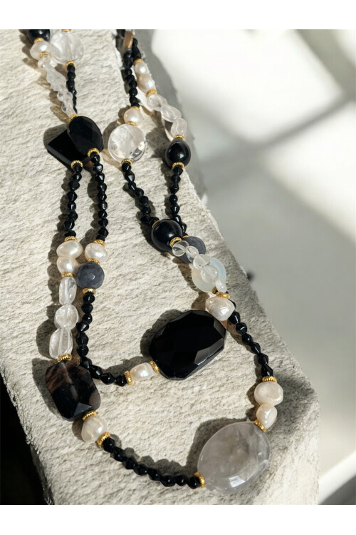 Melina VIP Doğal Taş Kolye