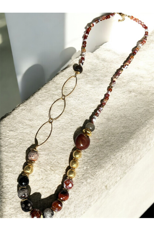 Lupsila VIP Doğal Taş Kolye