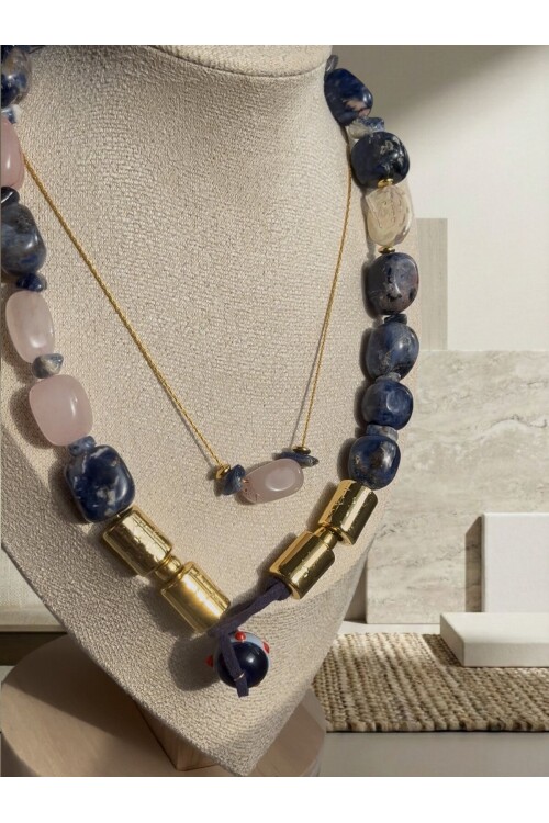 Quelıs VIP Doğal Taş Kolye