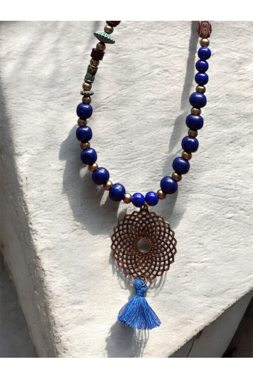 Sansel Tahta Tasarım Kolye