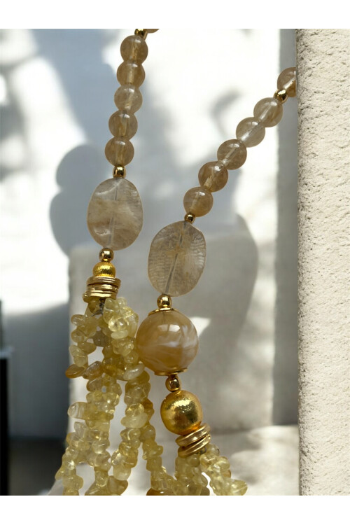 Selece VIP Doğal Taş Kolye